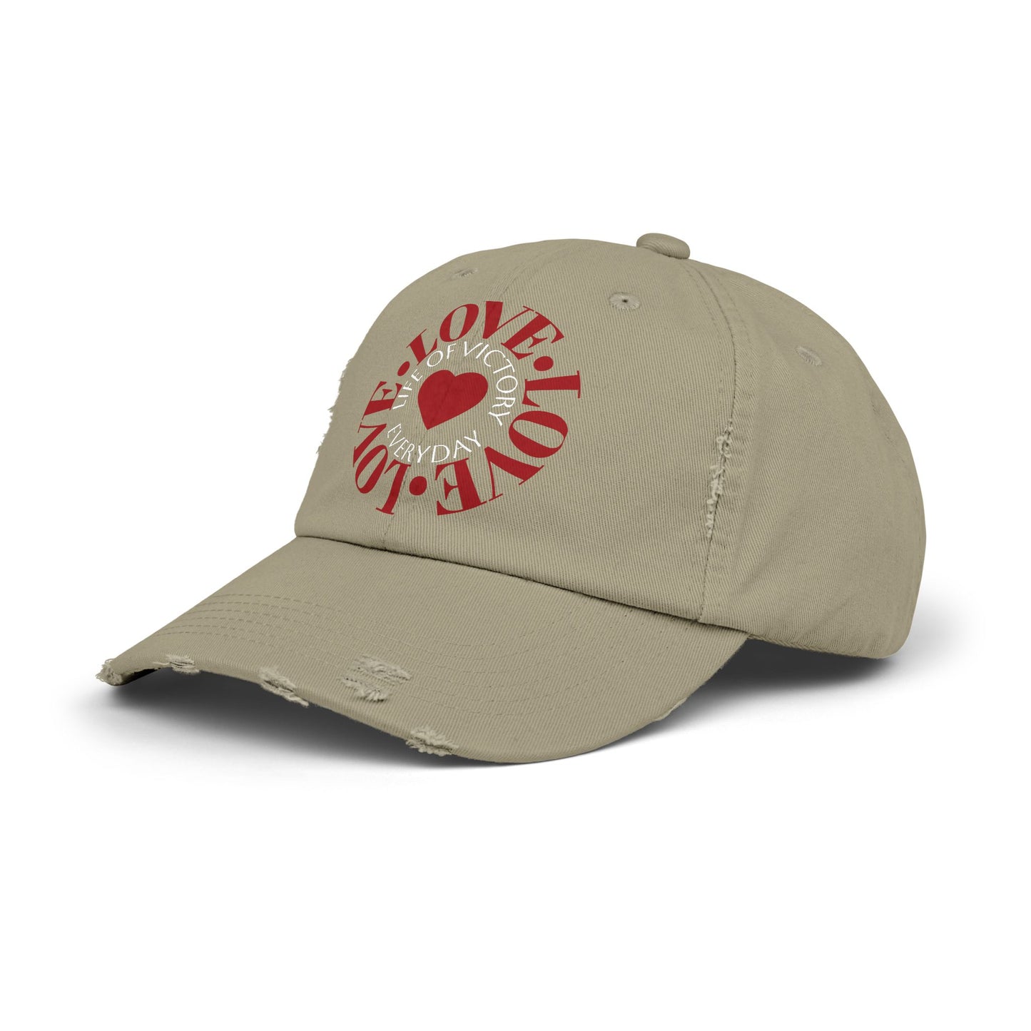 LOVE Brand Distressed Unisex Cap