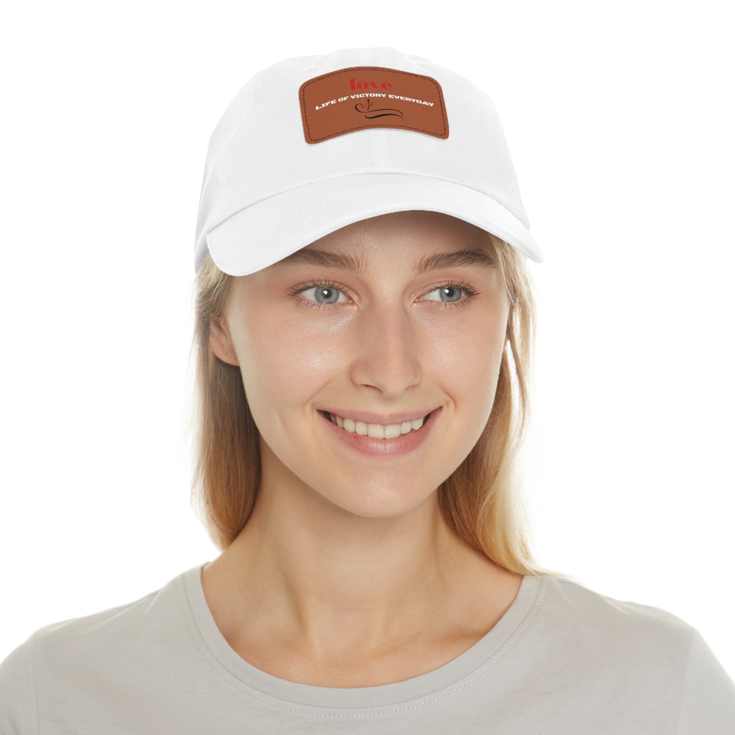 LOVE Brand Cap w/Leather Patch Cap