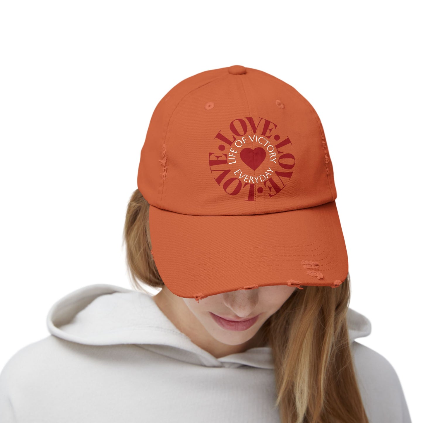 LOVE Brand Distressed Unisex Cap