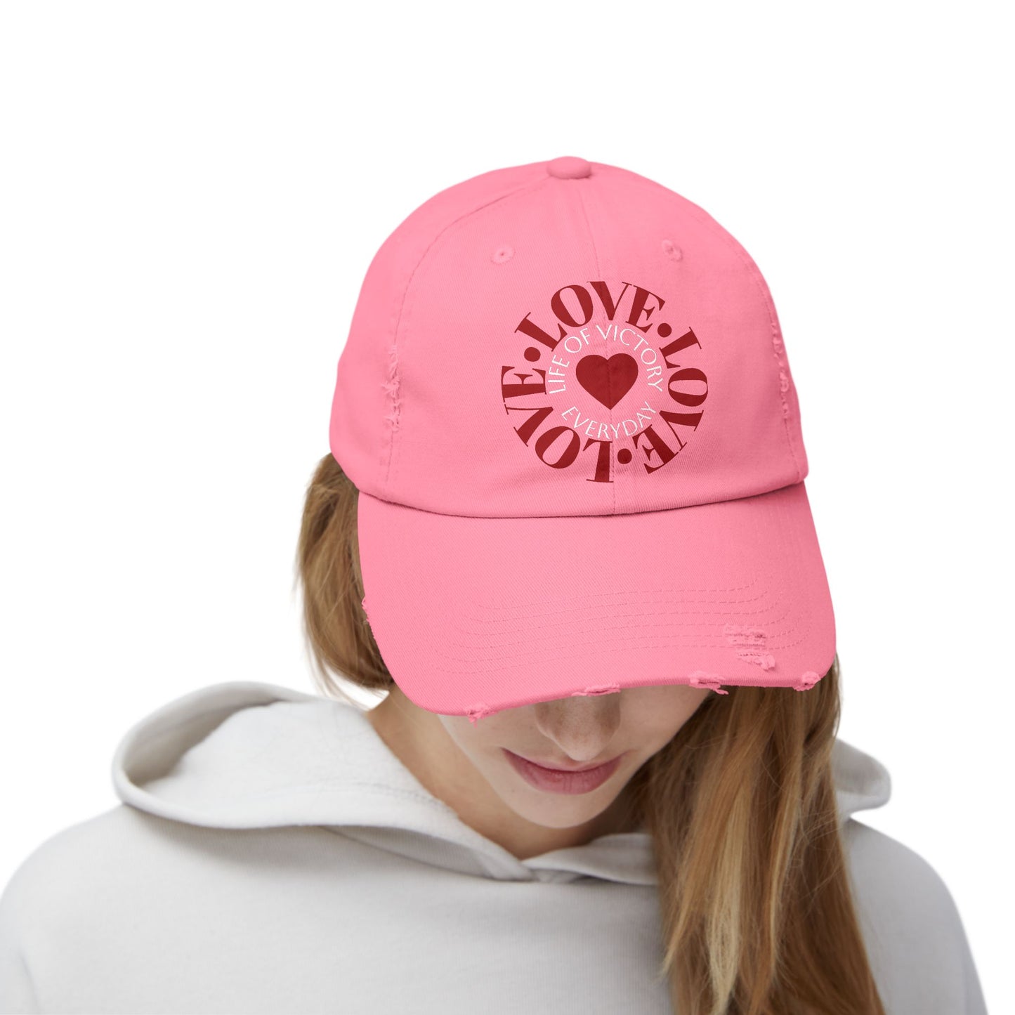 LOVE Brand Distressed Unisex Cap