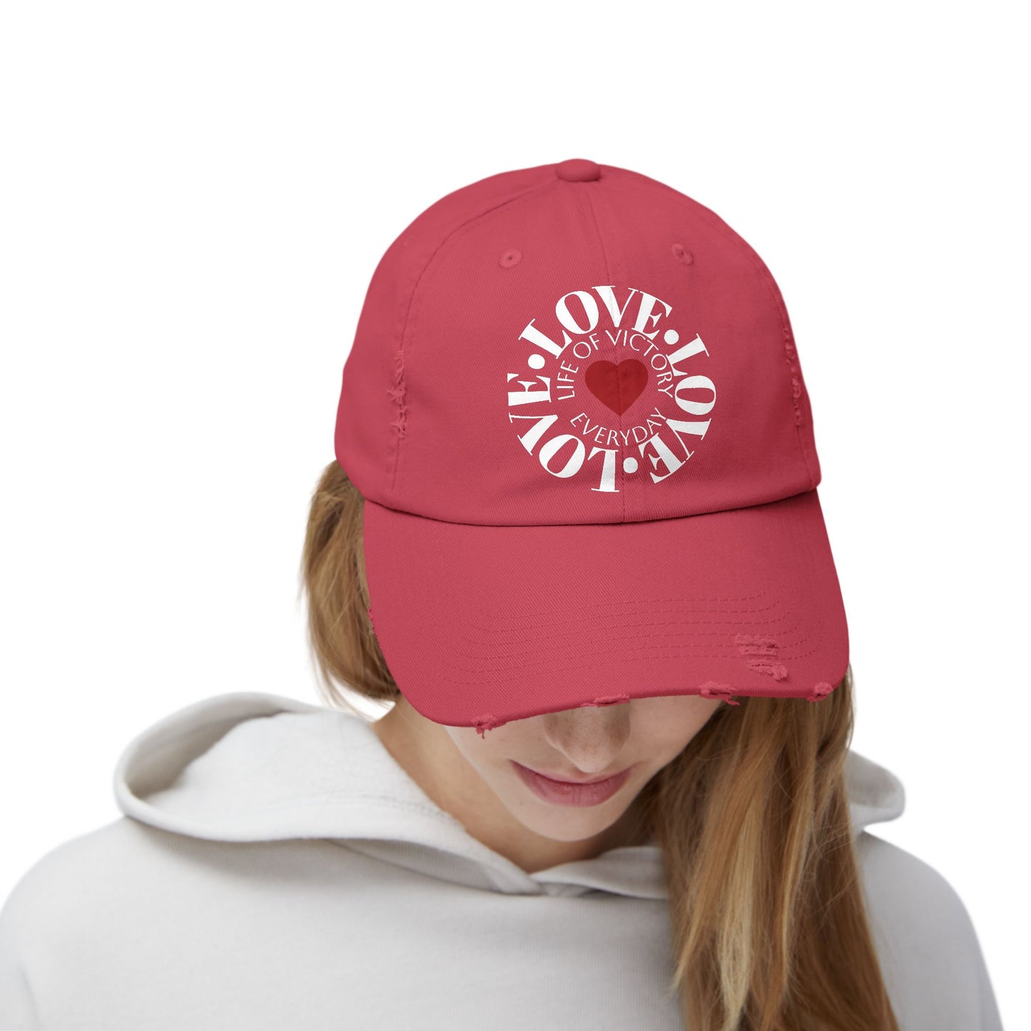 LOVE Brand Distressed Unisex Cap