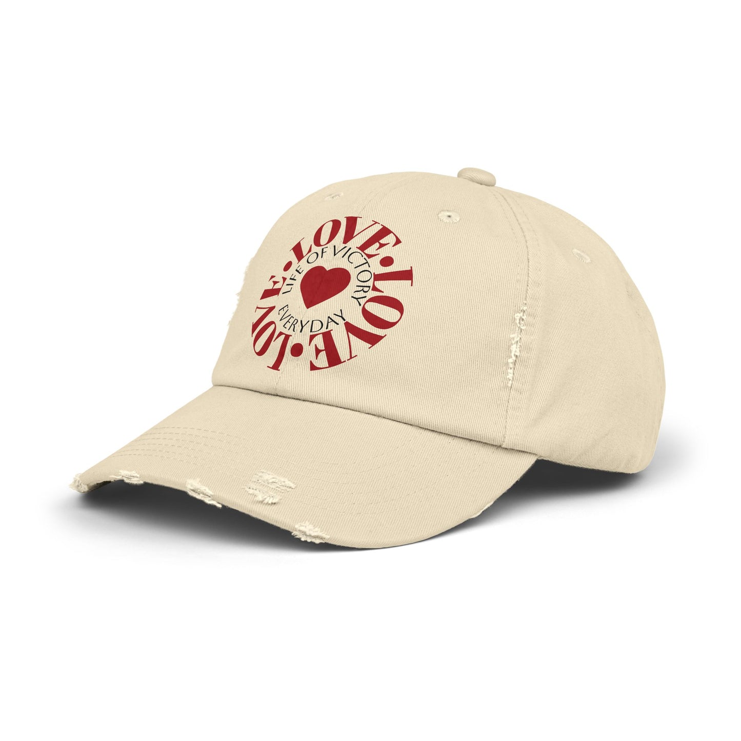 LOVE Brand Distressed Unisex Cap