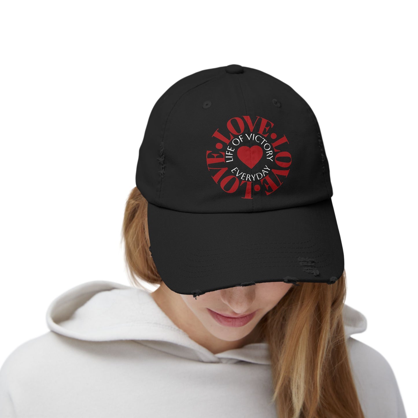 LOVE Brand Distressed Unisex Cap