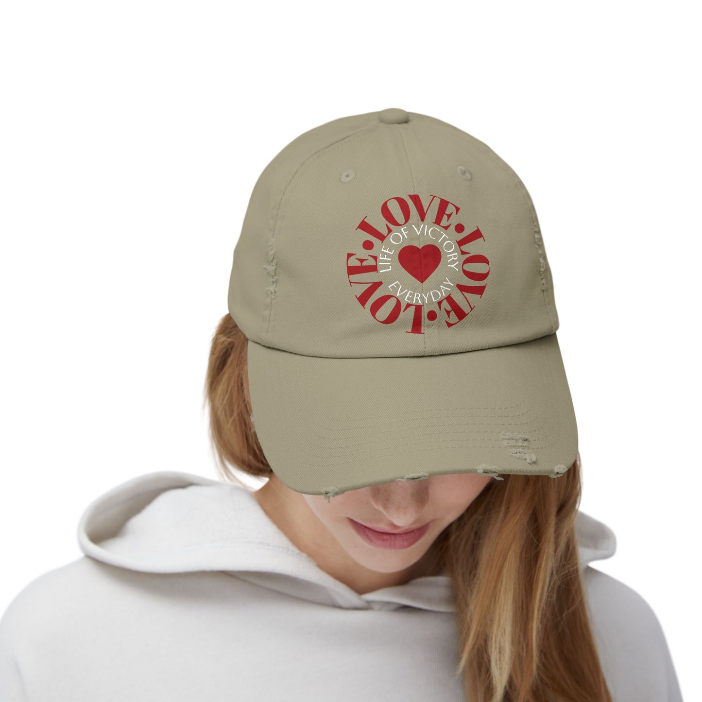 LOVE Brand Distressed Unisex Cap