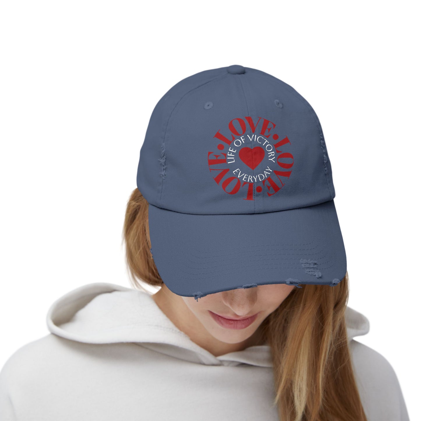 LOVE Brand Distressed Unisex Cap
