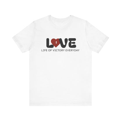 Vibrant Love Life Unisex T-Shirt, Cute Graphic Tee, Casual Wear, Gift for Friends, Everyday Fashion