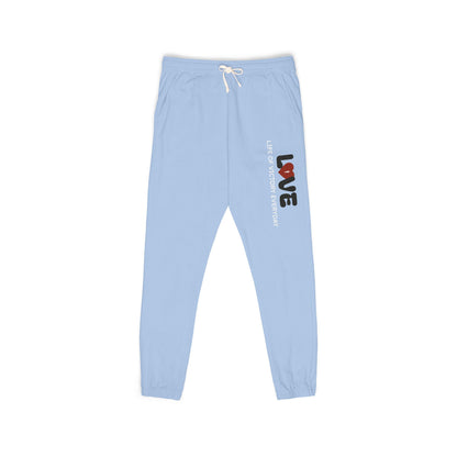 Garment-Dyed Fleece Sweatpants with 'Love' Design, Cozy Lounge Pants, Perfect Gift for Valentine's Day, Relaxed Fit Sweatpants, [...]