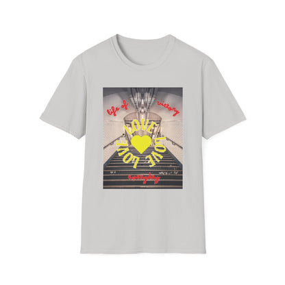 Vibrant Love Life Unisex T-Shirt, Cute Graphic Tee, Casual Wear, Gift for Friends, Everyday Fashion