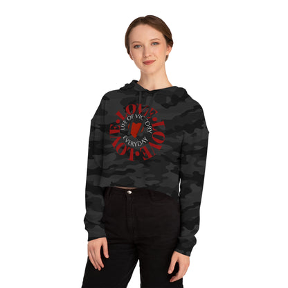 Cropped Inspirational Women's Hoodie