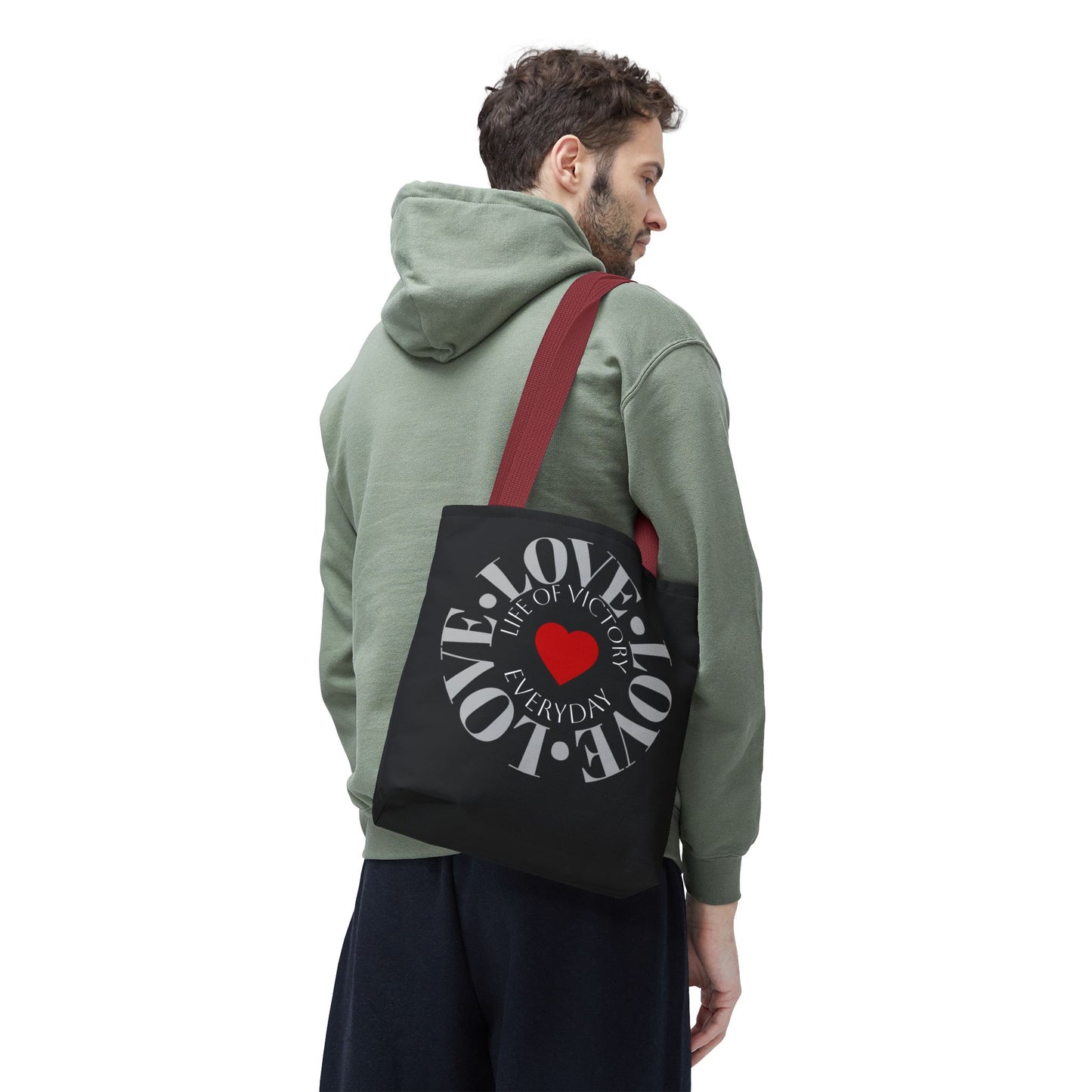 LOVE Brand Inspirational Tote Bag - Eco-Friendly Clubs/Church/School Tote