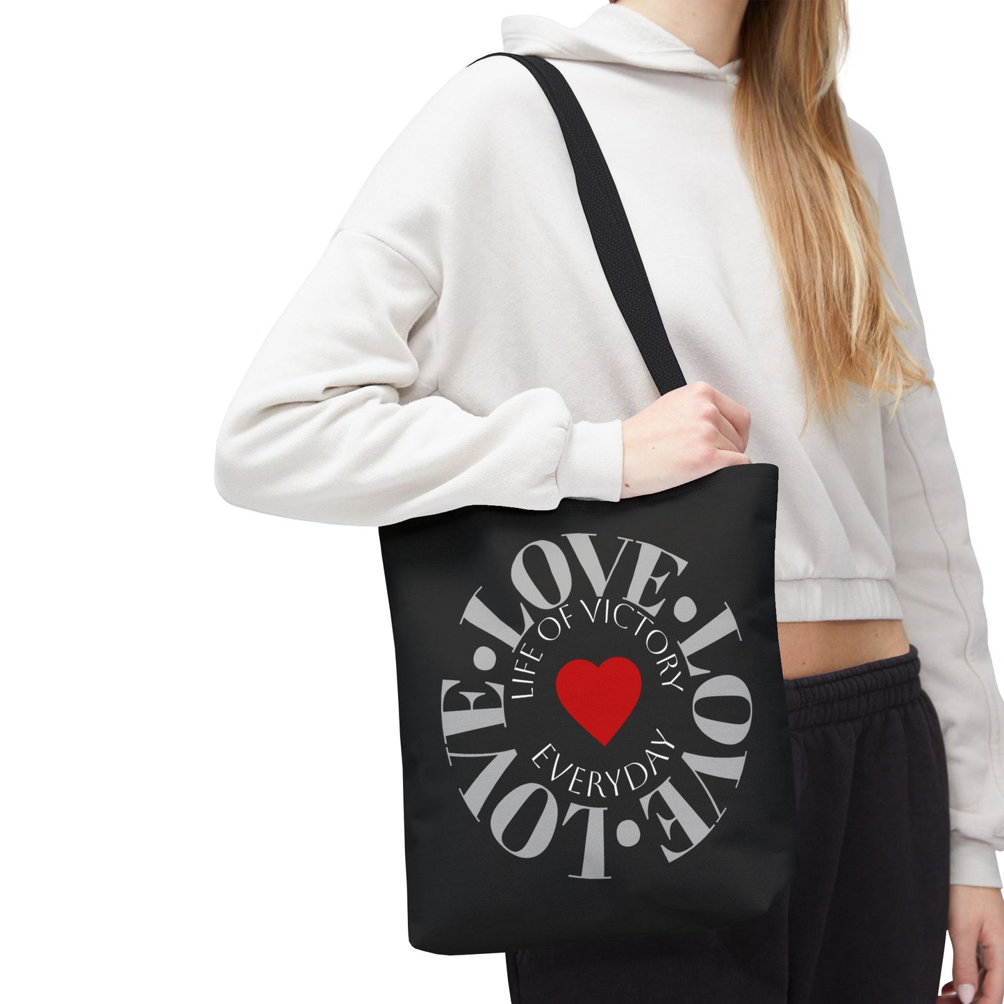 LOVE Brand Inspirational Tote Bag - Eco-Friendly Clubs/Church/School Tote
