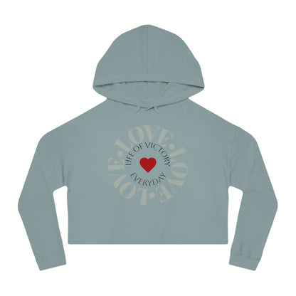 Cropped Inspirational Women's Hoodie