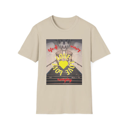 Vibrant Love Life Unisex T-Shirt, Cute Graphic Tee, Casual Wear, Gift for Friends, Everyday Fashion