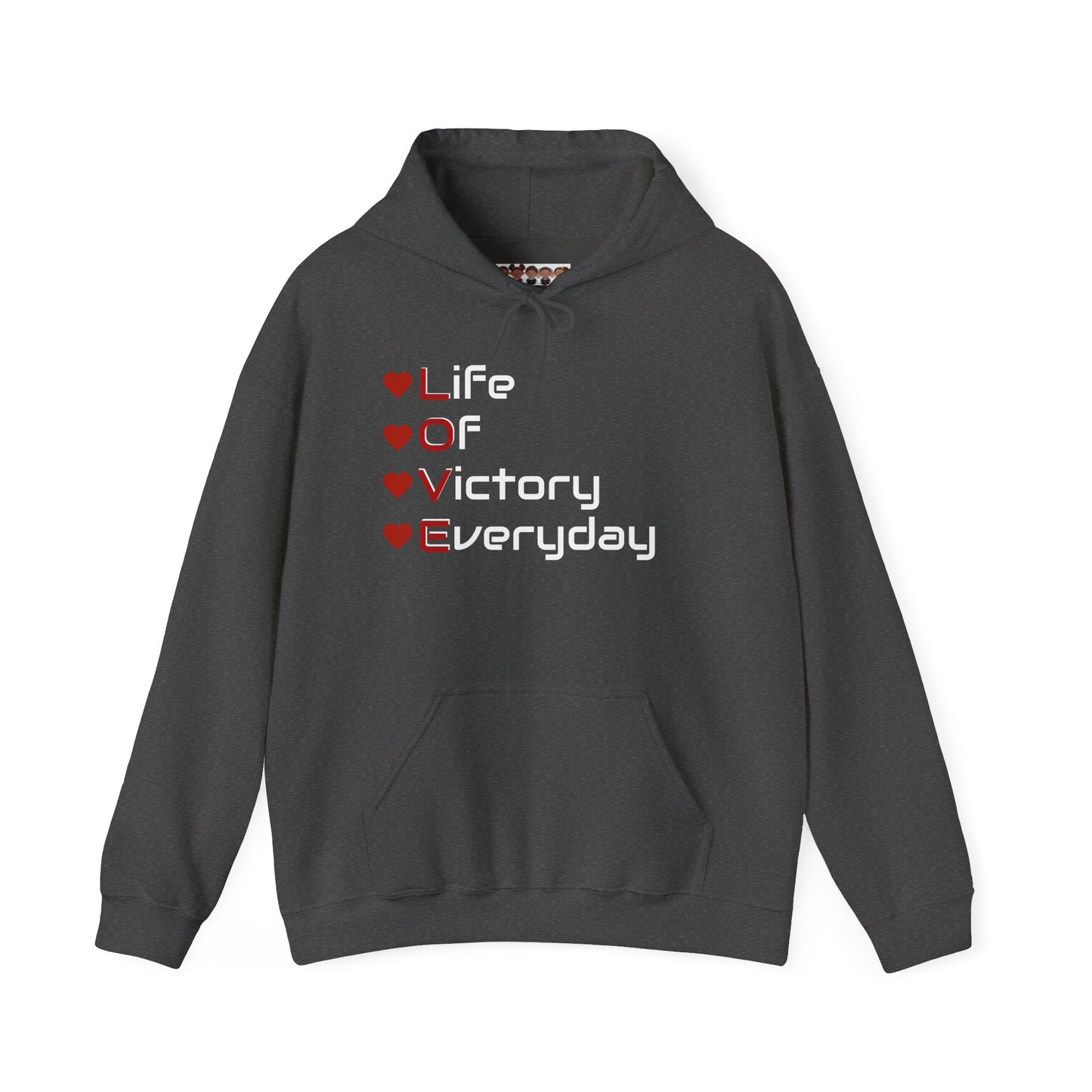 LOVE Unisex Heavy Blend™ Inspirational Hooded Sweatshirt