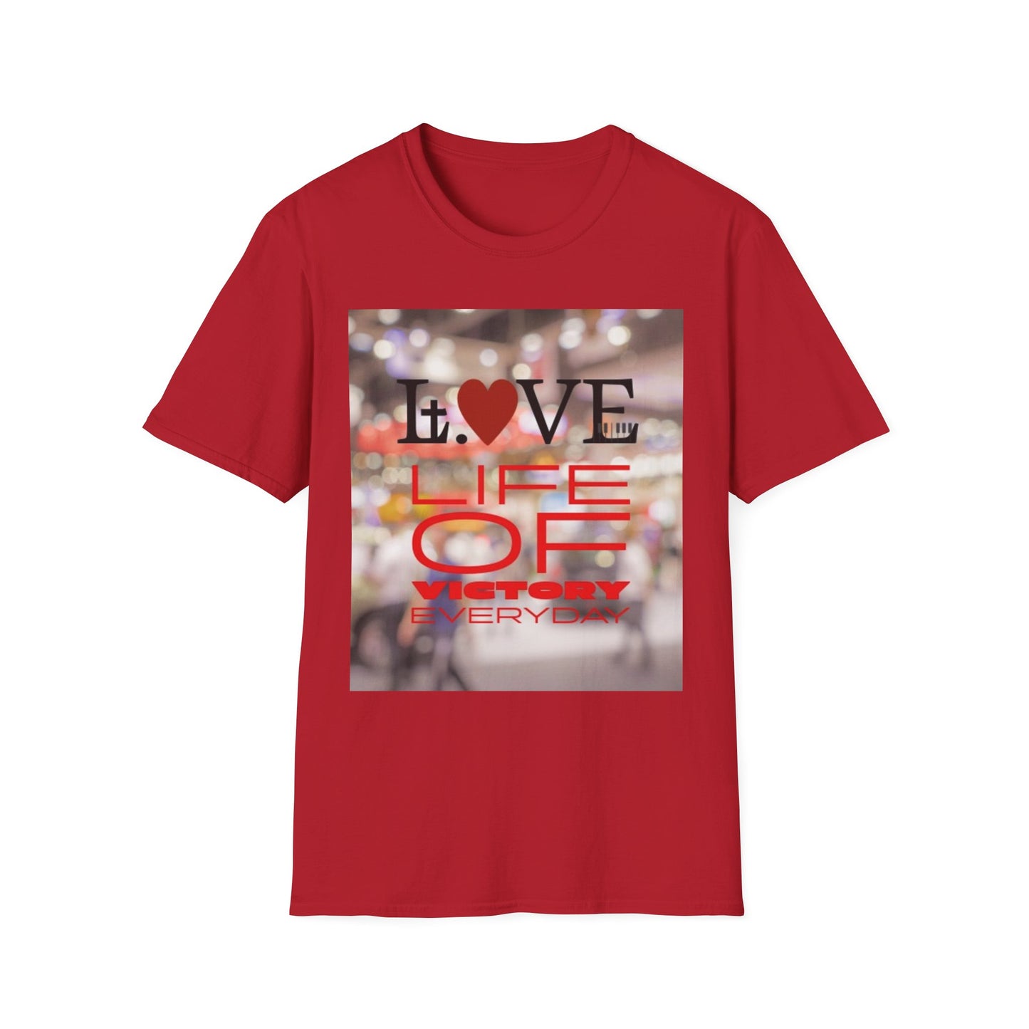 Vibrant Love Life Unisex T-Shirt, Cute Graphic Tee, Casual Wear, Gift for Friends, Everyday Fashion