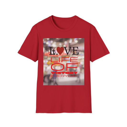Vibrant Love Life Unisex T-Shirt, Cute Graphic Tee, Casual Wear, Gift for Friends, Everyday Fashion