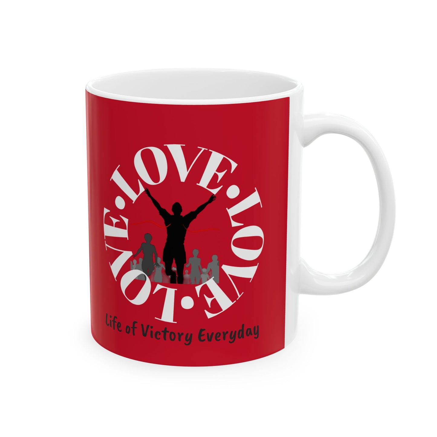 Ceramic Inspirational LOVE Mug, (11oz, 15oz)