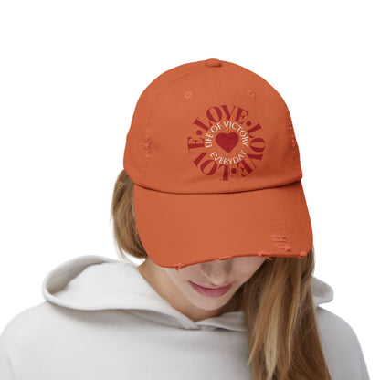 LOVE Brand Distressed Unisex Cap