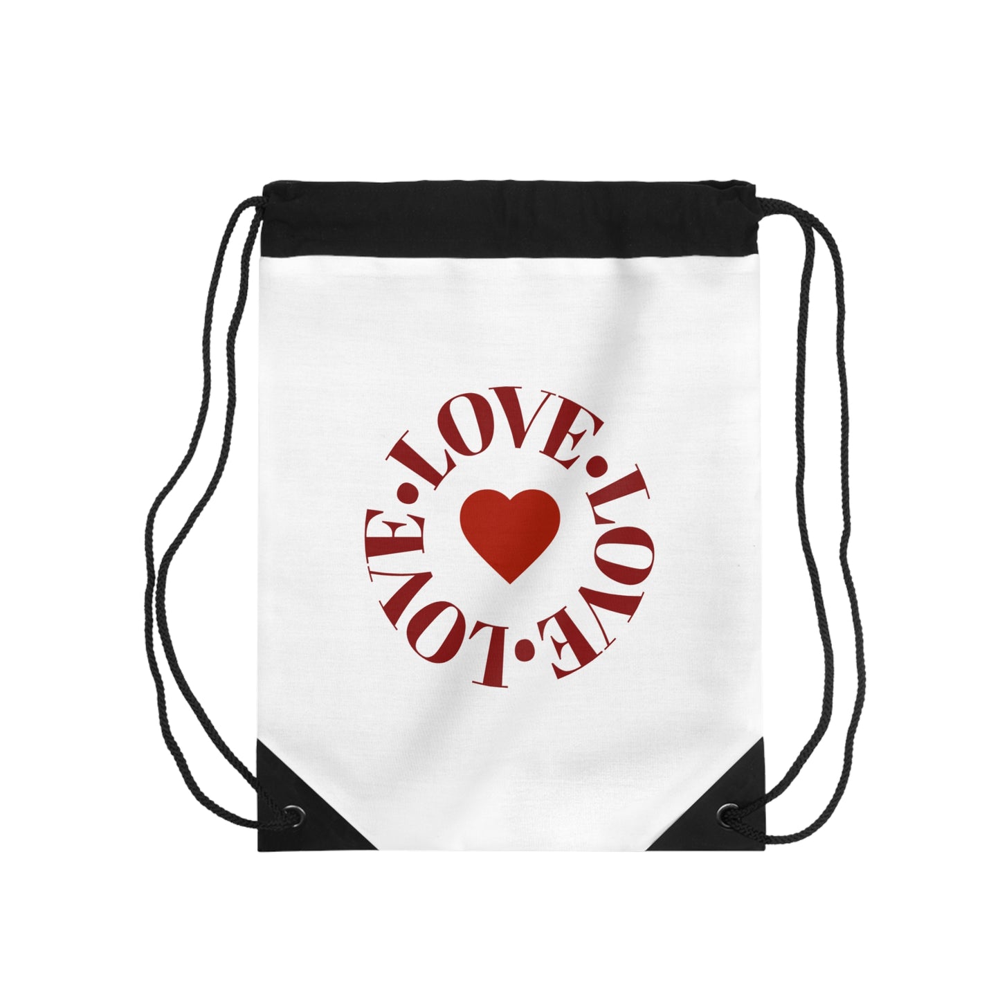Stylish Drawstring Inspirational LOVE Bag for Everyday