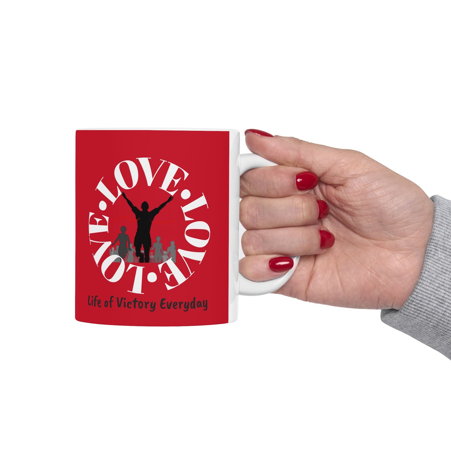 Ceramic Inspirational LOVE Mug, (11oz, 15oz)