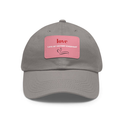 LOVE Brand Cap w/Leather Patch Cap