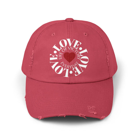 LOVE Brand Distressed Unisex Cap