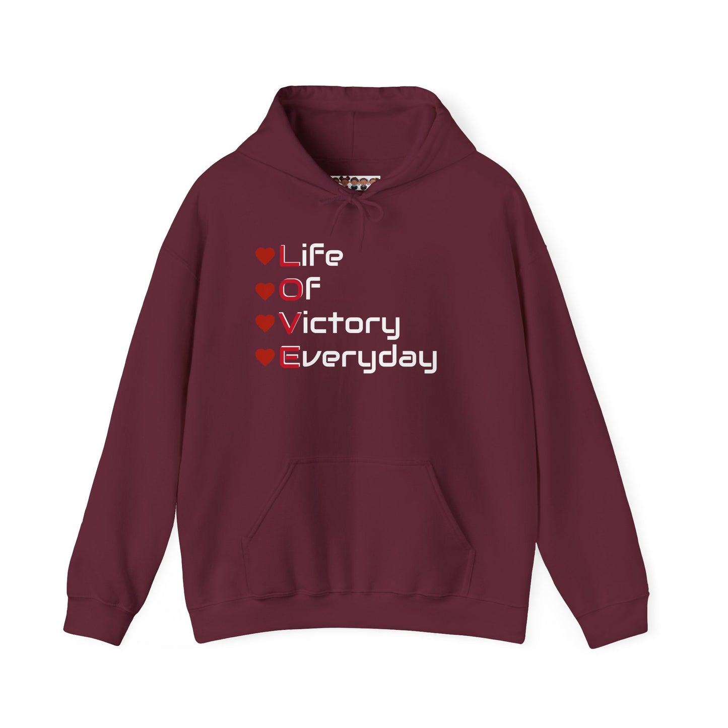 LOVE Unisex Heavy Blend™ Inspirational Hooded Sweatshirt