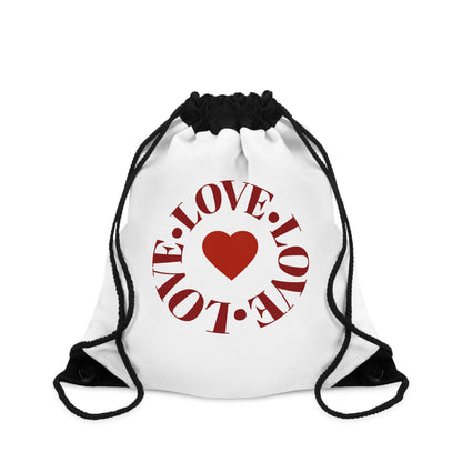 Stylish Drawstring Inspirational LOVE Bag for Everyday