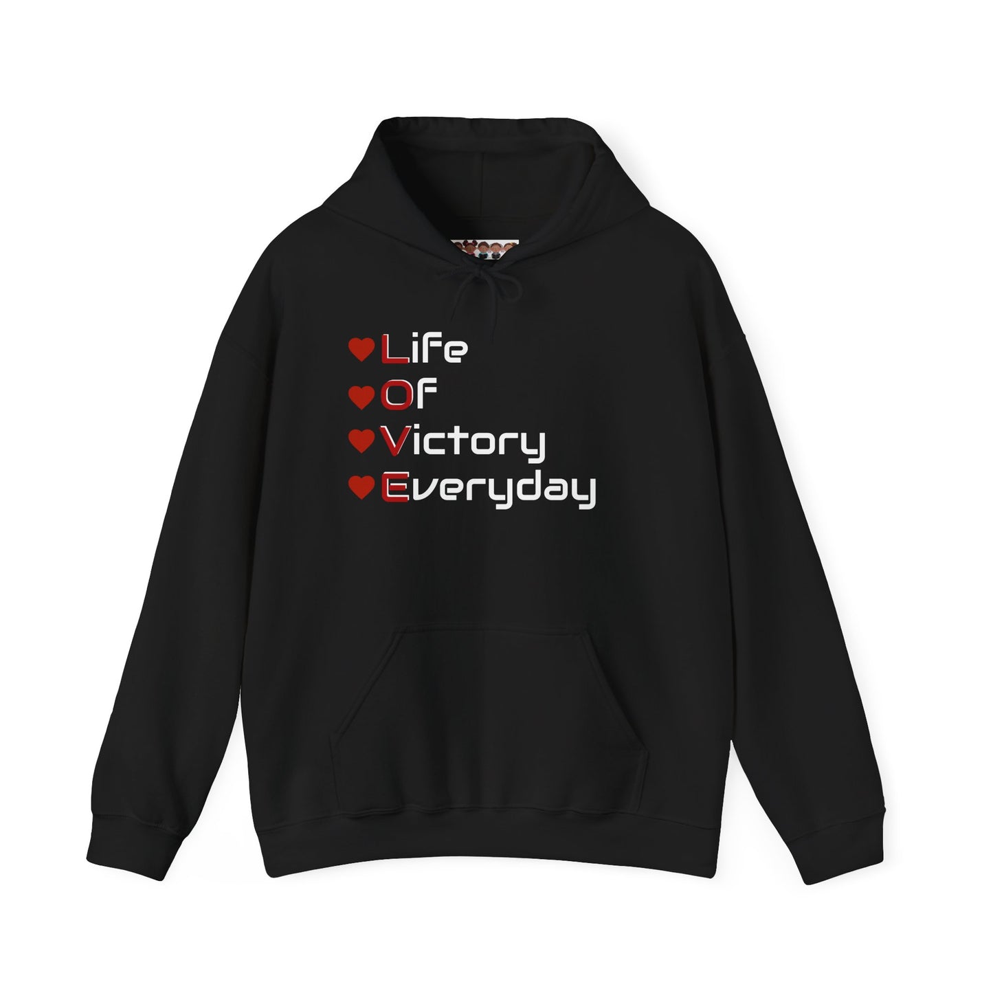 LOVE Unisex Heavy Blend™ Inspirational Hooded Sweatshirt