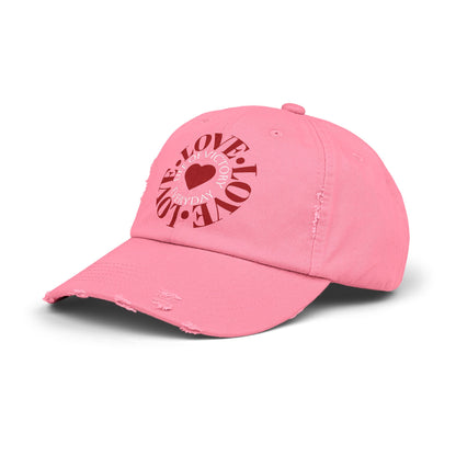 LOVE Brand Distressed Unisex Cap