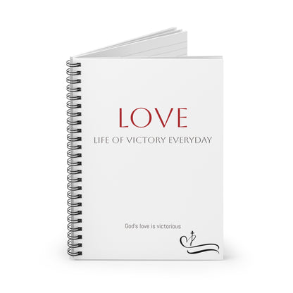 LOVE Brand Inspirational Spiral NOTEBOOK/JOURNAL
