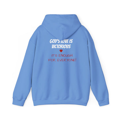 LOVE Brand Inspirational Hooded Sweatshirt - Unisex