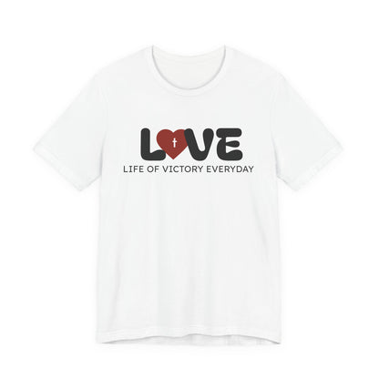 Vibrant Love Life Unisex T-Shirt, Cute Graphic Tee, Casual Wear, Gift for Friends, Everyday Fashion
