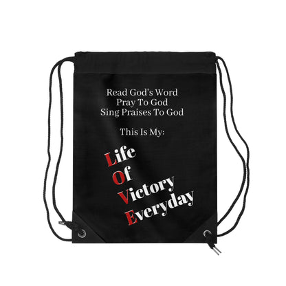 Stylish Drawstring Inspirational LOVE Bag for Everyday