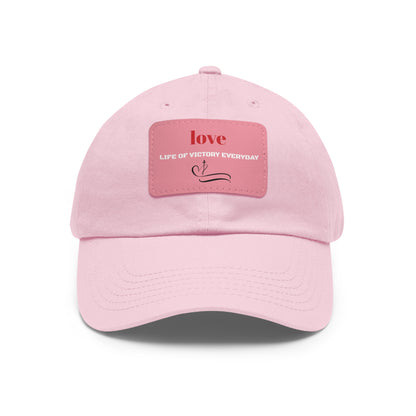 LOVE Brand Cap w/Leather Patch Cap