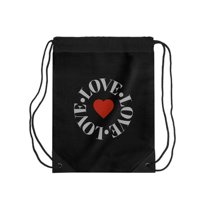 Stylish Drawstring Inspirational LOVE Bag for Everyday
