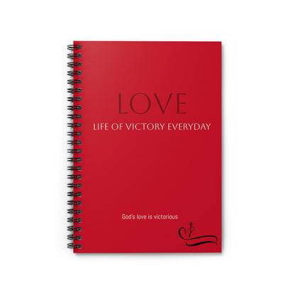 LOVE Brand Inspirational Spiral NOTEBOOK/JOURNAL