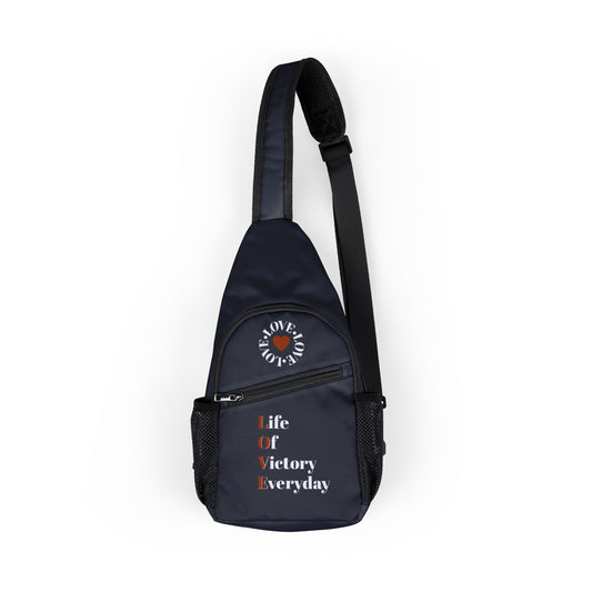 LOVE Brand Inspirational Chest Bag (Black)