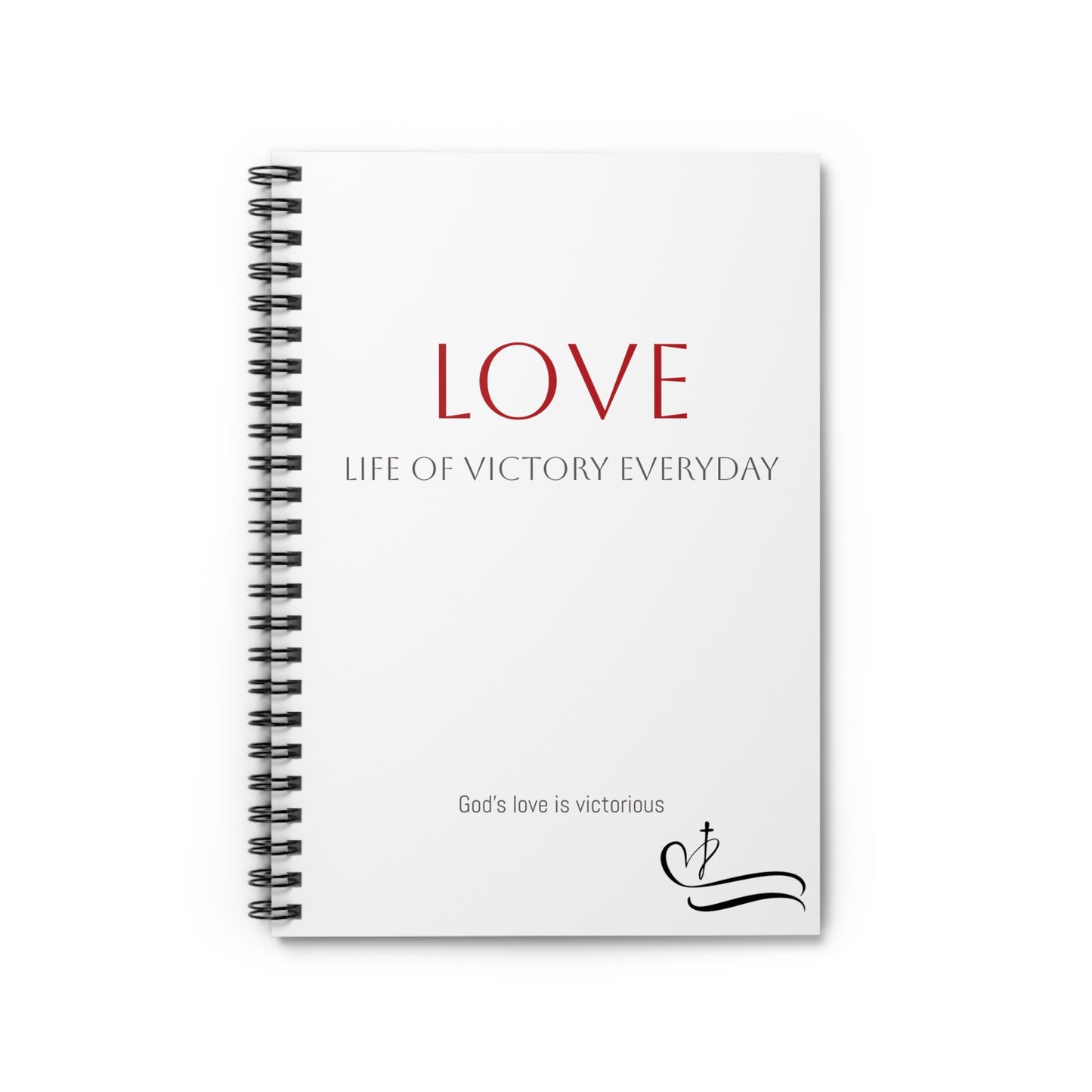 LOVE Brand Inspirational Spiral NOTEBOOK/JOURNAL
