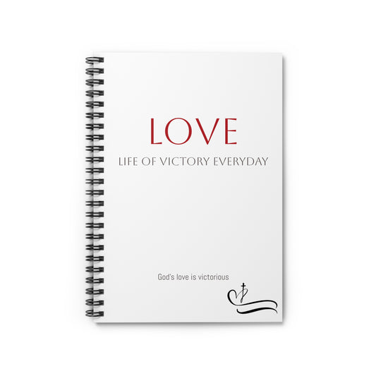 LOVE Brand Inspirational Spiral NOTEBOOK/JOURNAL