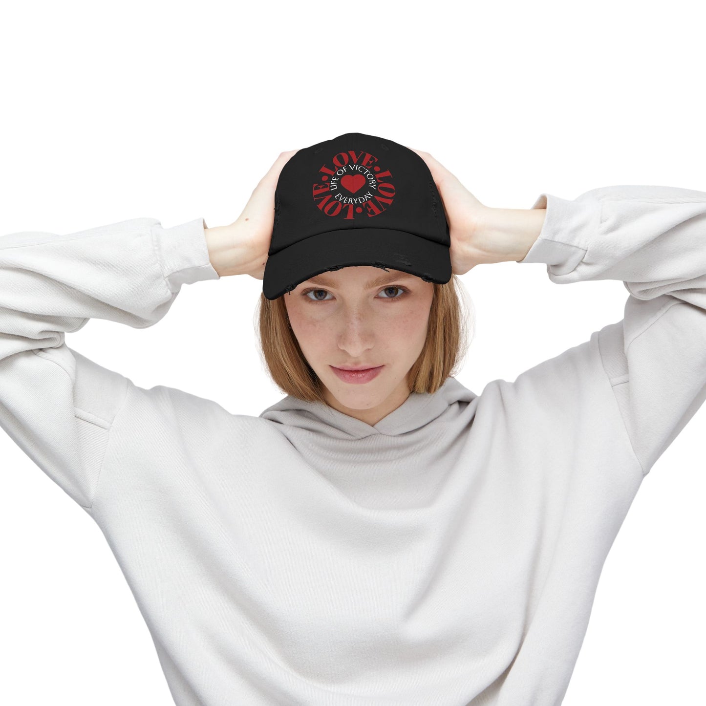 LOVE Brand Distressed Unisex Cap