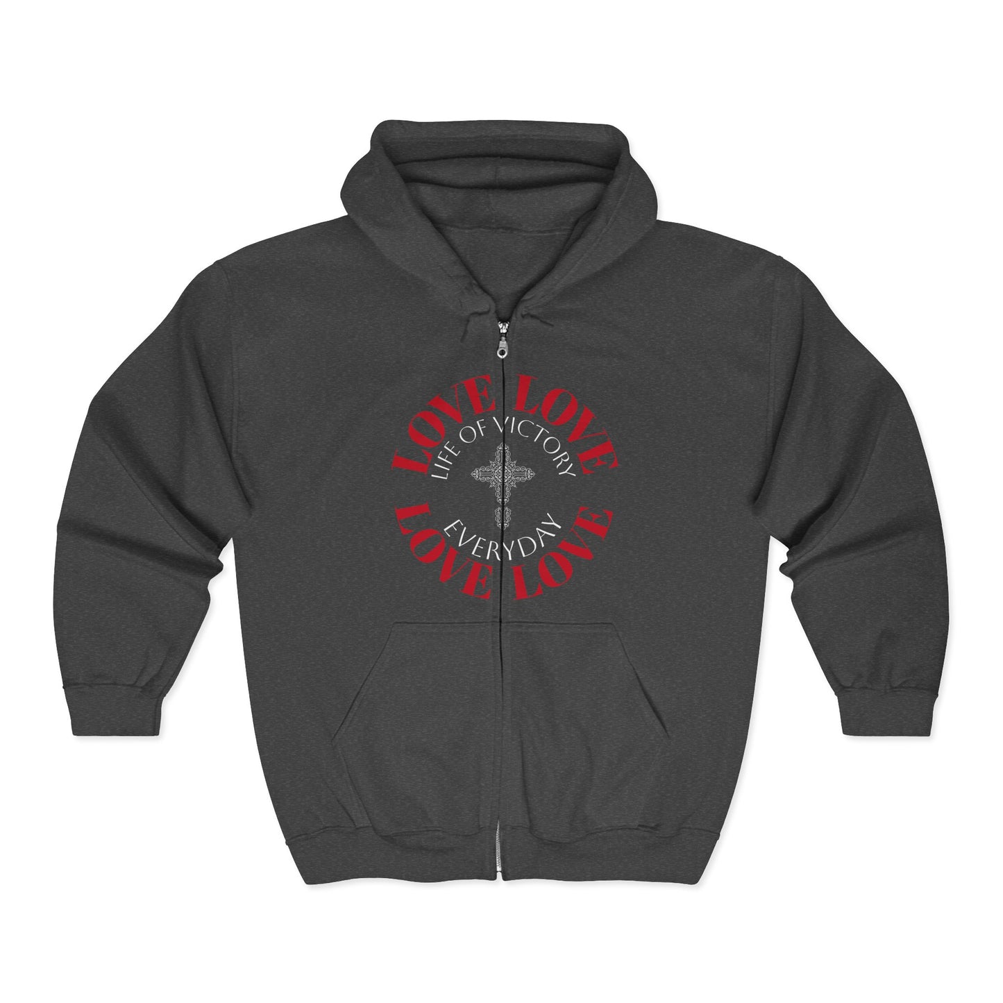 Copy of Unisex Heavy Blend™ Full Zip Hooded Inspirational Jacket