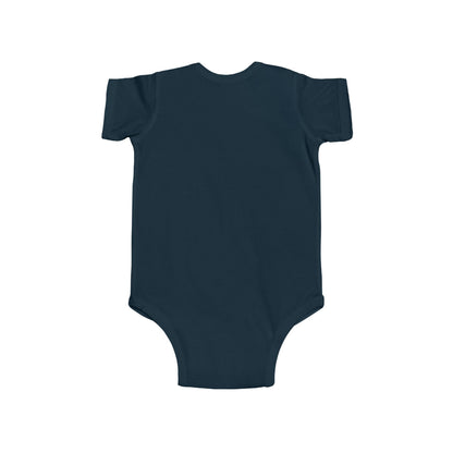Infant Bodysuit - 'LOVE' Circular Logo Long Sleeve Baby Onesie