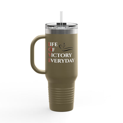Travel Mug - LOVE: Life Of Victory Everyday, 40oz Insulated