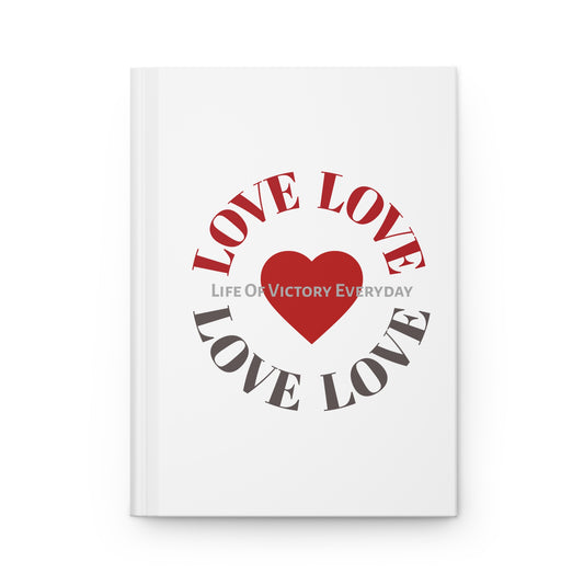 LOVE Inspirational Hardcover Journal, Motivation Notebook, Daily Planner