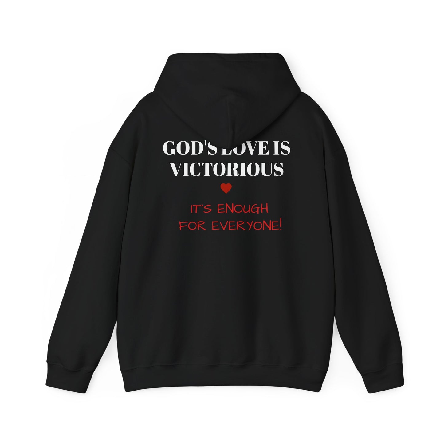 LOVE Brand Inspirational Hooded Sweatshirt - Unisex