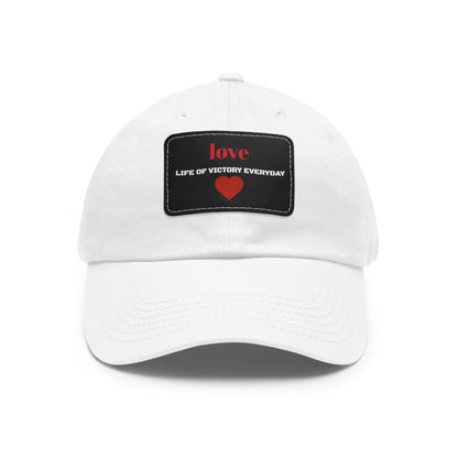 LOVE Brand Cap w/Leather Patch Cap