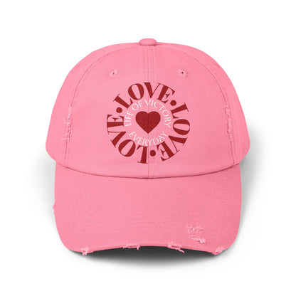 LOVE Brand Distressed Unisex Cap