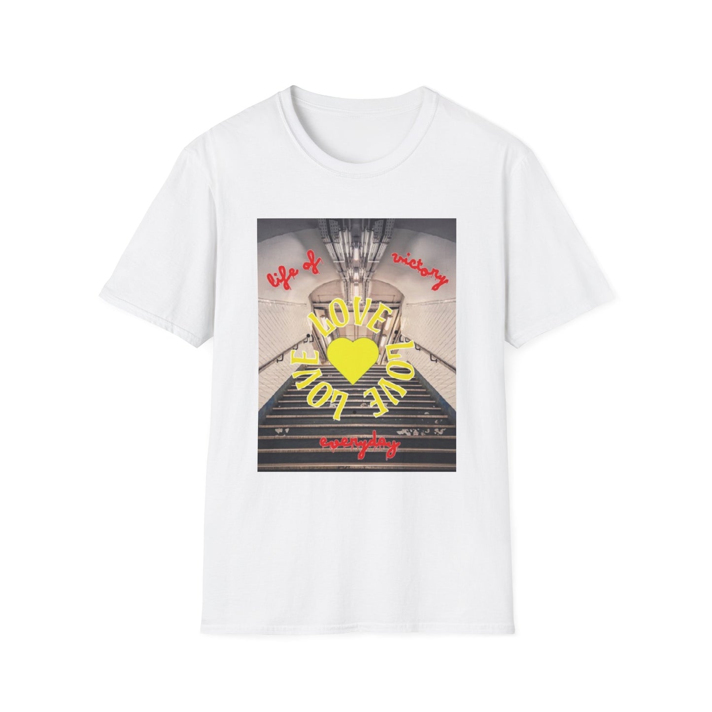 Vibrant Love Life Unisex T-Shirt, Cute Graphic Tee, Casual Wear, Gift for Friends, Everyday Fashion