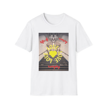 Vibrant Love Life Unisex T-Shirt, Cute Graphic Tee, Casual Wear, Gift for Friends, Everyday Fashion